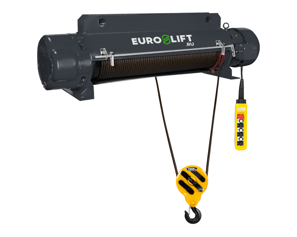 Таль электрическая стационарная meh, 125/125 кг,6/12 м, 220в sz060144. Тельфер Euro-Lift cd1.